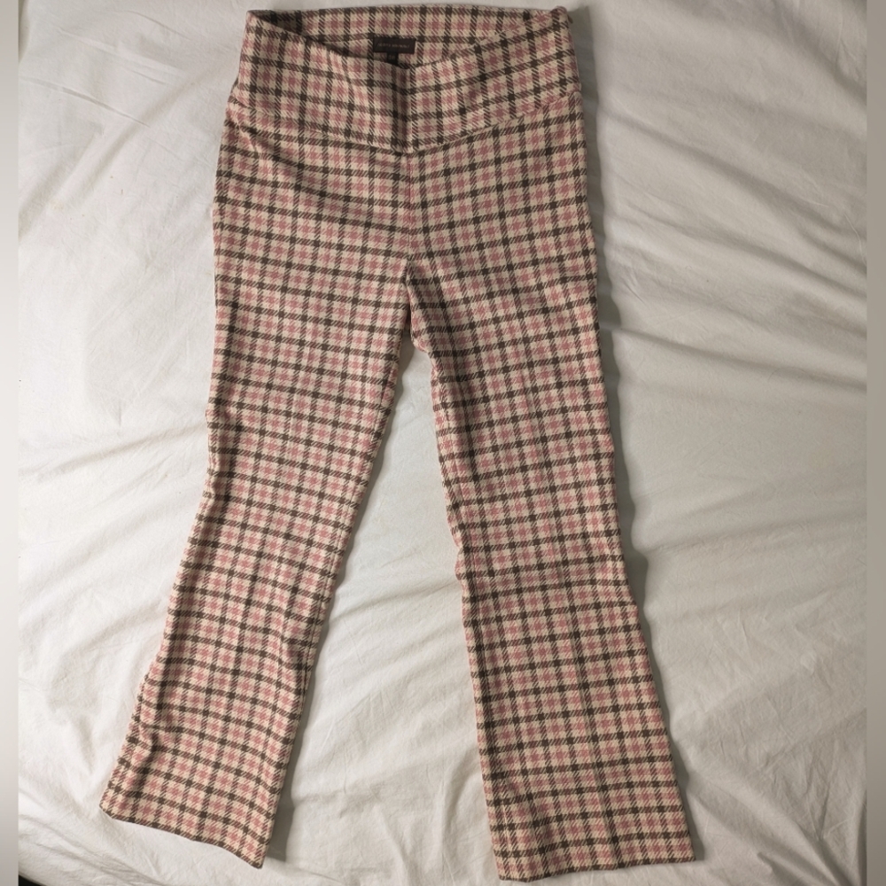 Adolfo Dominguez pants - plaid, checked women's small